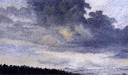 Pierre de Valenciennes Wolkenstudien oil on canvas